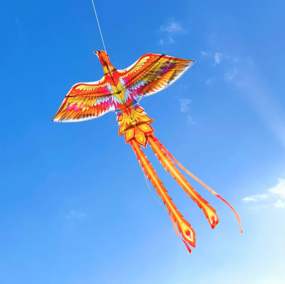 Vlieger Lente Zomer Herfst Grasland Vlieger Bries om te vliegen Kinderen Volwassen Grote Phoenix Staart Vliegers Gingang Outdoor Fun Sportspeelgoed