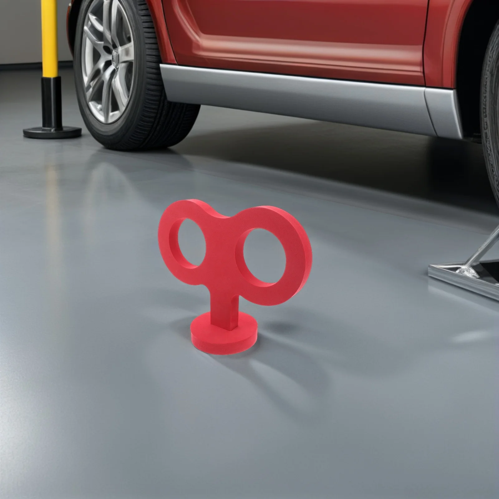 

2pcs Car Wind Up Key Decor: 3D Eva Exterior Car Decoration Durable Weather Resistant Vehicle Ornament For Creative Auto Styling