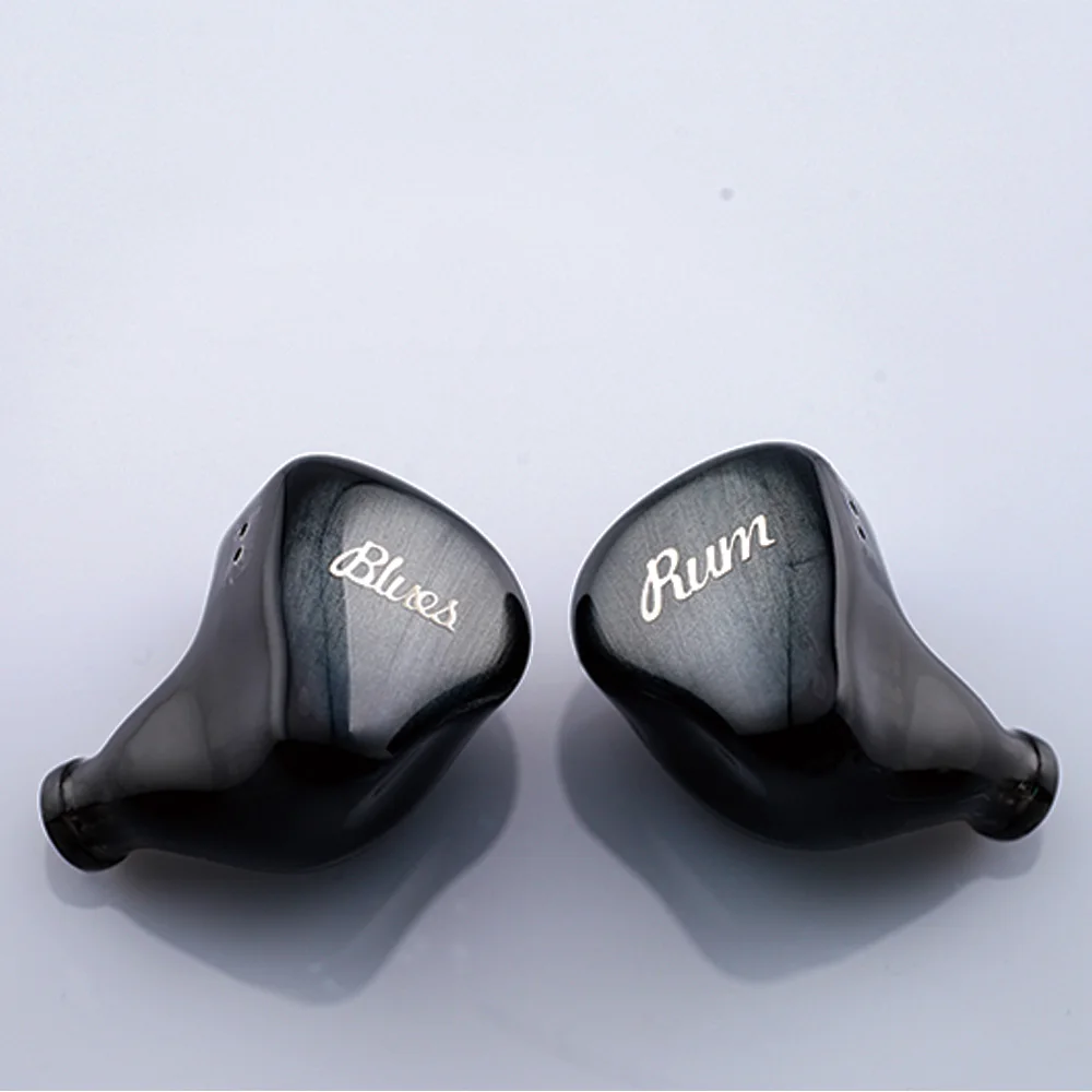 RUMAUDIO Blues HIFI In-Ear Earphone 12-Unit Balanced Armature Driver Referensi Kelas Monitor IEMs 12BA Audiophile Headphone