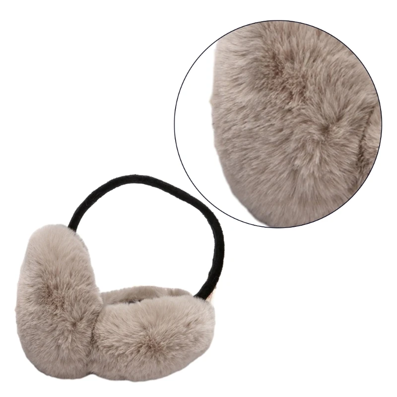 Soft Plush Ear Warmer Winter Warm Womens Men Earflap Outdoor Earmuff Ear Cover Dropship