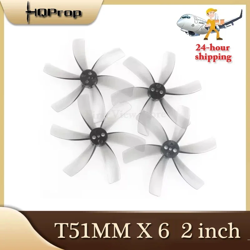 Propeller 2pairs 10pairs HQProp T51MMx6 6-Blade propeller 2inch prop for FPV drone parts