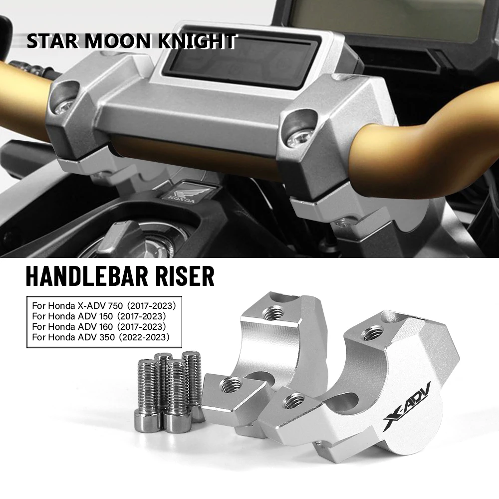 

For Honda X-ADV XADV 750 ADV150 ADV160 ADV350 ADV 150 160 350 2017- Motorcycle Handlebar Riser Drag Handle Bar Clamp Extend