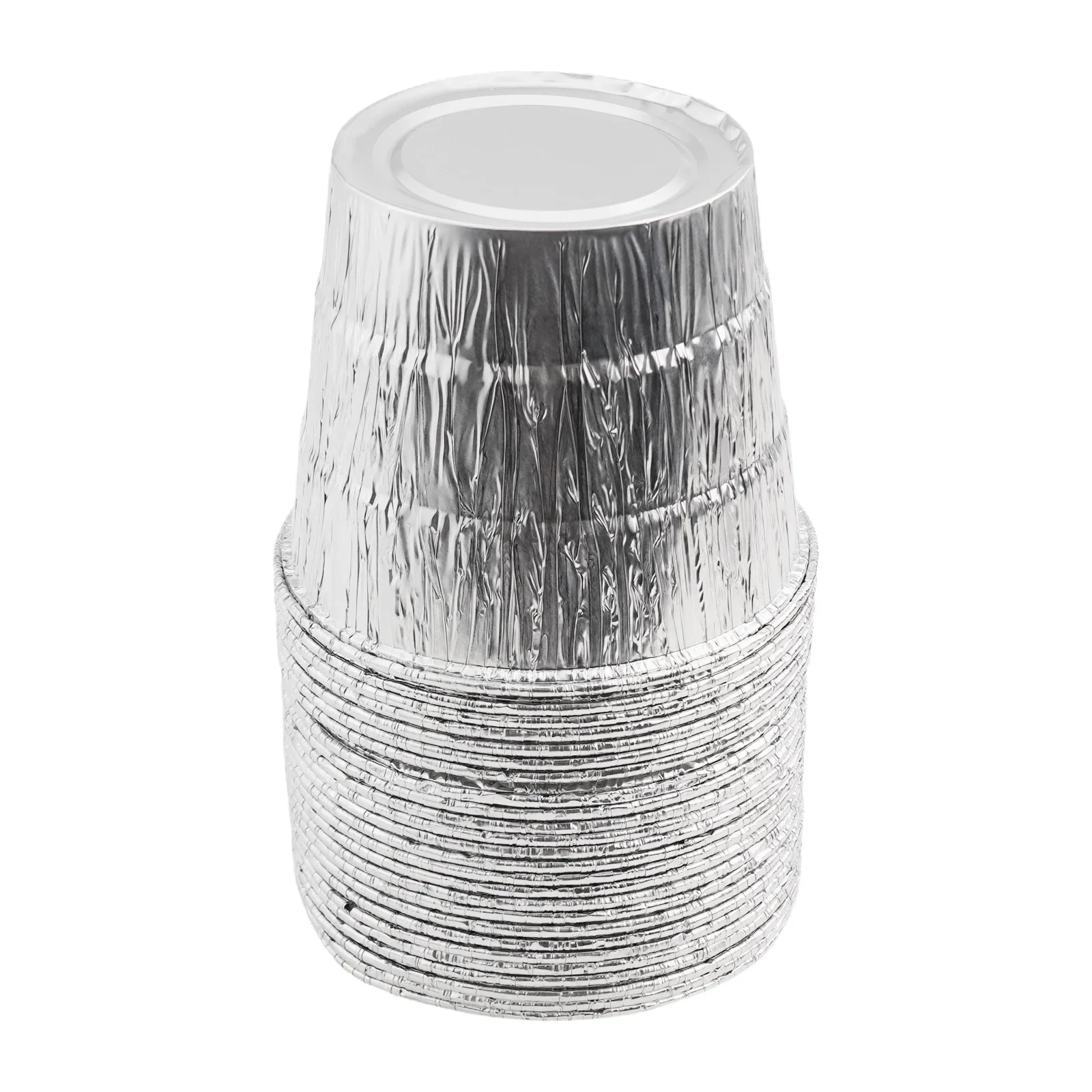 

Practical Outdoor Barbecue Cooking Grill Replacement Parts Bucket Liner High Quality Tin Foil 25 Pcs 4.9 Inches Top Diameter