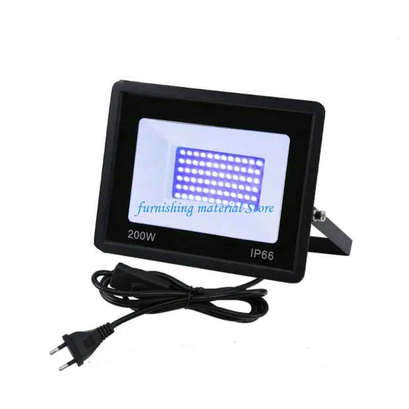 Y5GD 200/400w Curing Lamp Rendering Stage Fluorescent Light Outdoor Floodlight Stage Lamp for Disco Party Easy to Use