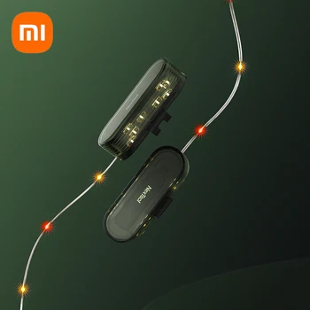 새로운 Xiaomi Nextool LED 텐트 문자열 빛 안전 경고 조명 재활용 방수 야외 캠핑 장식 분위기 빛