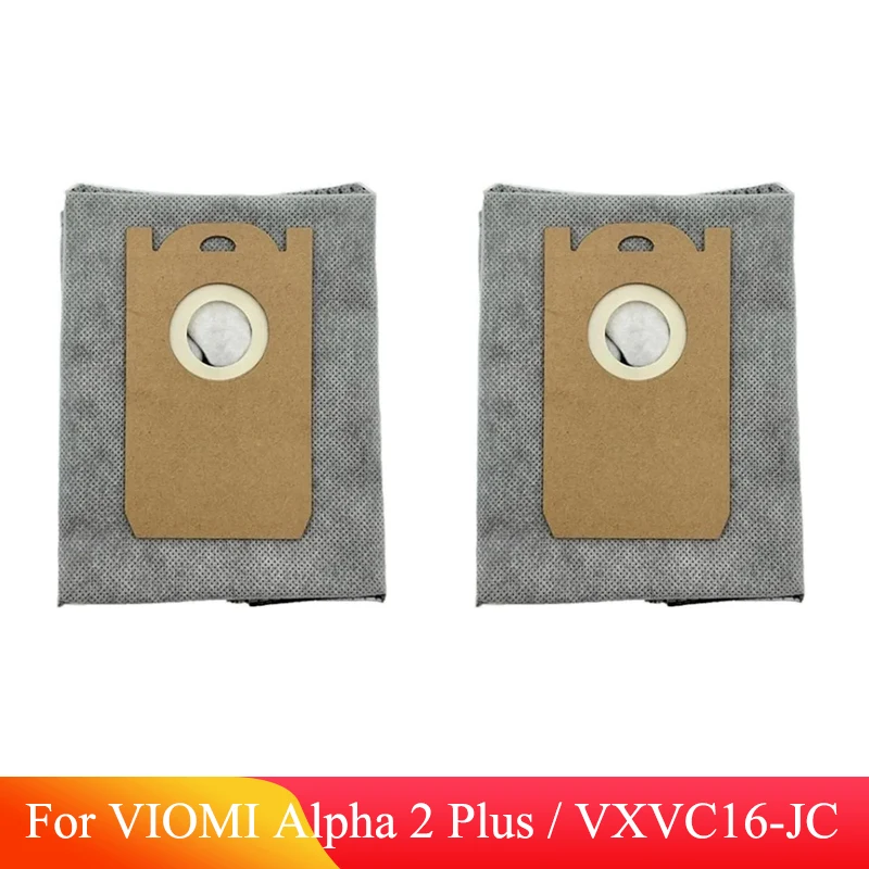 For VIOMI Alpha 2 Plus / VXVC16-JC Robot Vacuum Cleaner Non-woven Fabric High Capacity Dust Bags Parts Replacement Accessories