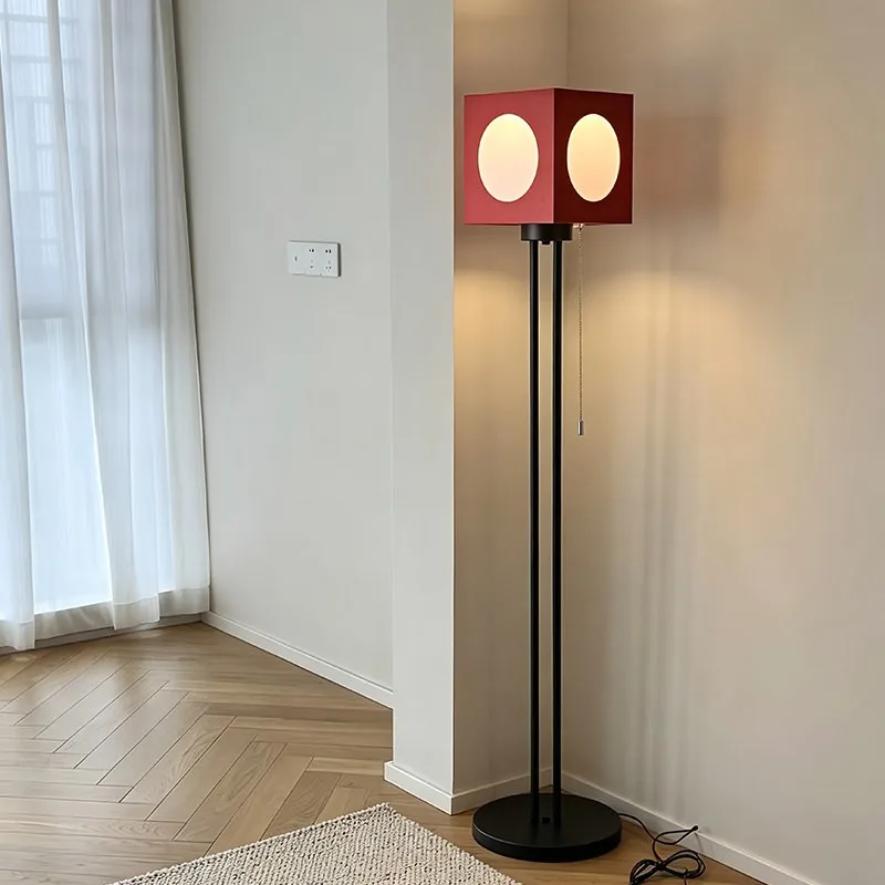 Floor lamp, bedroom atmosphere lamp, antique storage in the living room, corner table lamp, goose feather