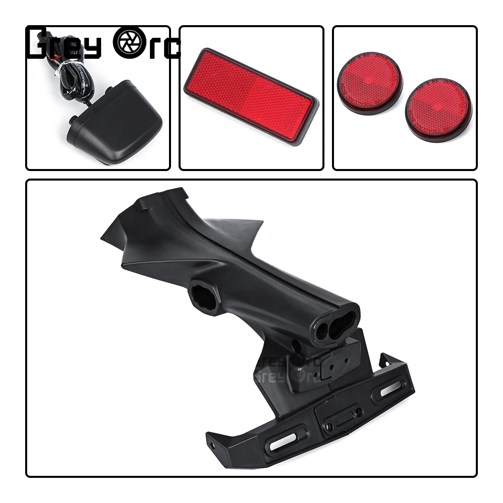 Z H2 Motorcycle License Number Plate Light Frame Holder Bracket Rear Fender Fit for KAWASAKI Z900 Z 900 2017-2023 ZH2 2020-2023 4