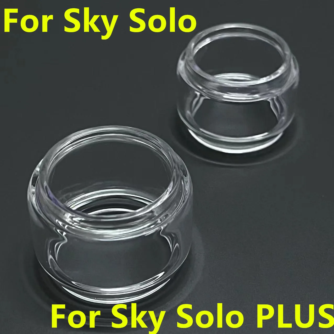 Tube en verre droit à bulles pour SKY Solo Plus, pièces d\'outils précieux, remplacement de haute qualité, 8ml, 3.5ml