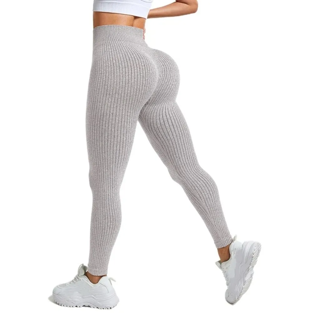 

Lady Tights Fitness Women Yoga Long Pants High Waist Seamless Sports Running Pants Skinny Tummy Control Women Yoga Leggings Gym