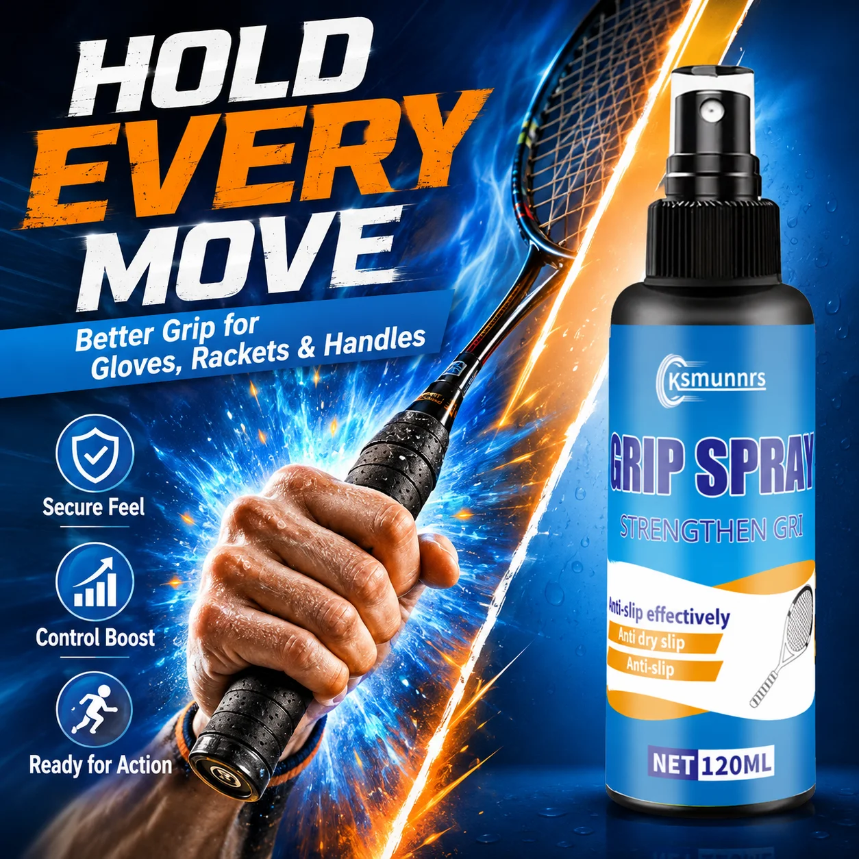 New Sports anti-skid spray, improve ball control performance in training and competition, enhance adhesion effect and operation