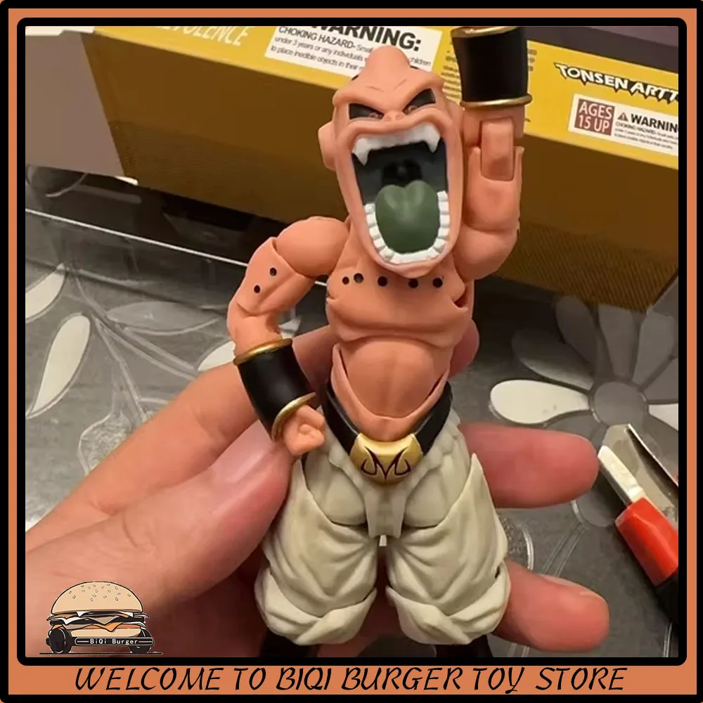 

Оригинальные фигурки Tonsenarttoys Shf Majin Buu Dragon Ball для подростков Malevolence Swallower Majin Buu, коллекция игрушек, подарки