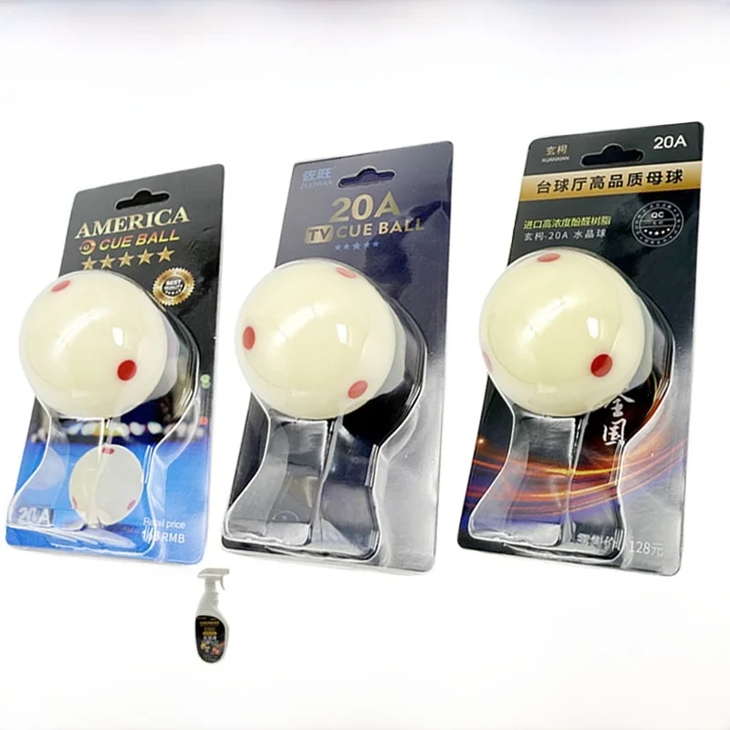 billiard-white-ball-head-20a-crystal-red-six-point-mother-ball-large-size-billiard-pool-table-game-equipment-accessory