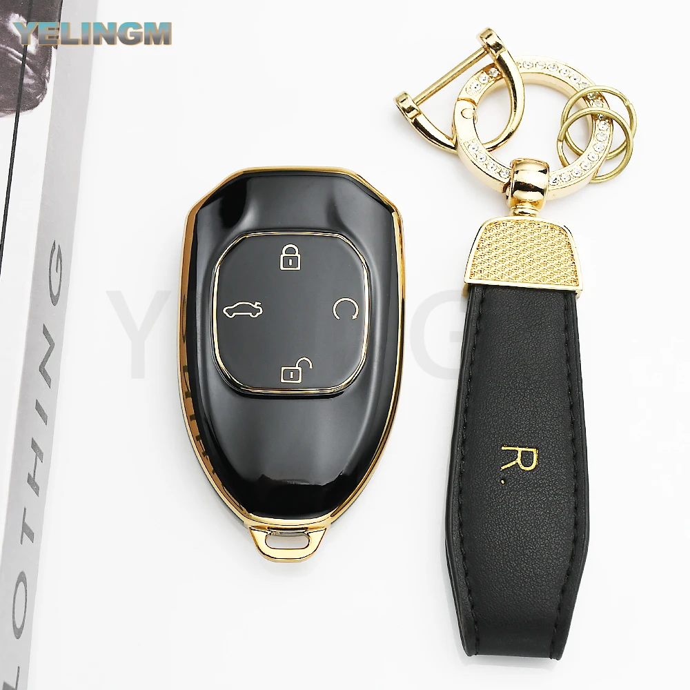 TPU-Schutzhülle für Smartkey-Autoschlüssel für Trumpchi GAC 2021 Empow J11 J12 J13 J14 J15 J16 GS8 Schlüsselanhänger-Zubehör