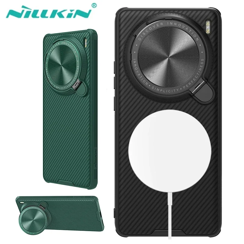 

NILLKIN Magnetic PC Camera Protector Phone Case Cover On For Vivo X100 X200 Pro Mini 5G Global VivoX200 X 200 256/512 Magsafe