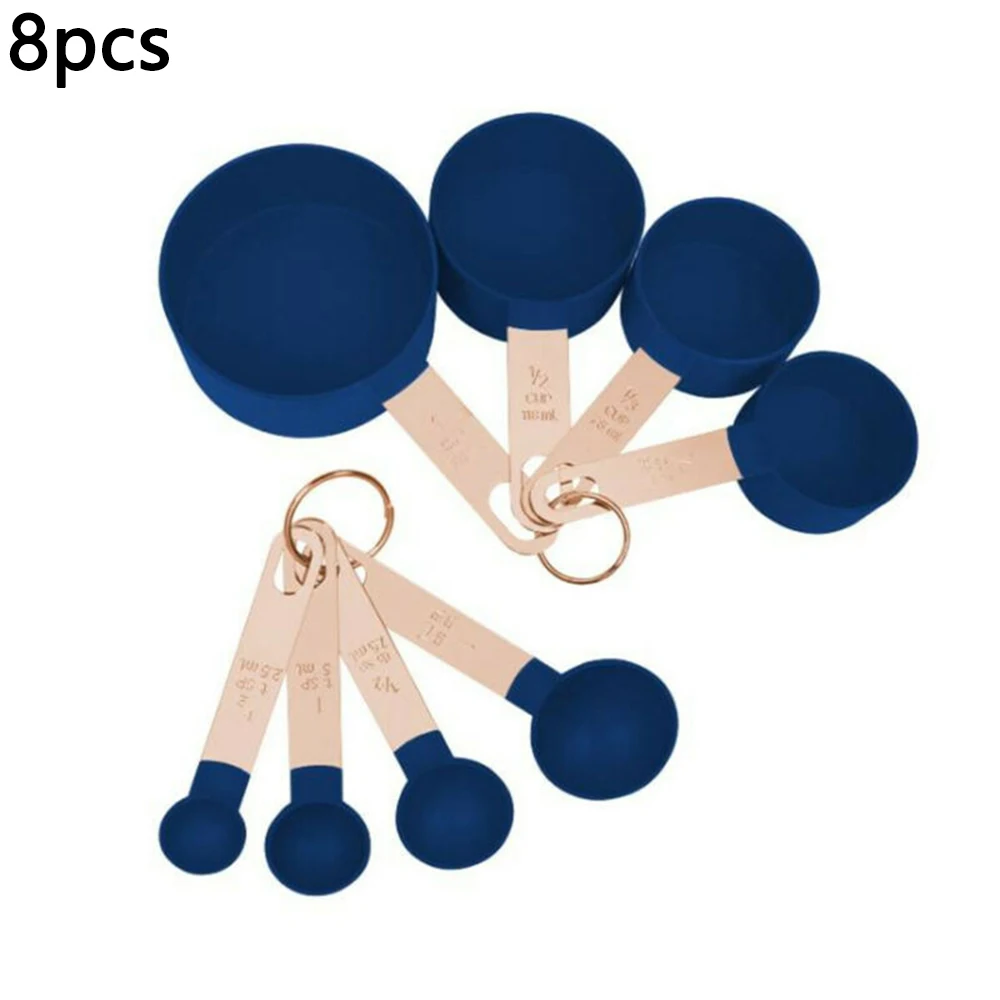 8Pcs/Set Kitchen Tools Measuring Spoons Set Teaspoon Coffee Sugar Scoop Cake Baking Measuring Cups Kitchen Cooking Baking Tools