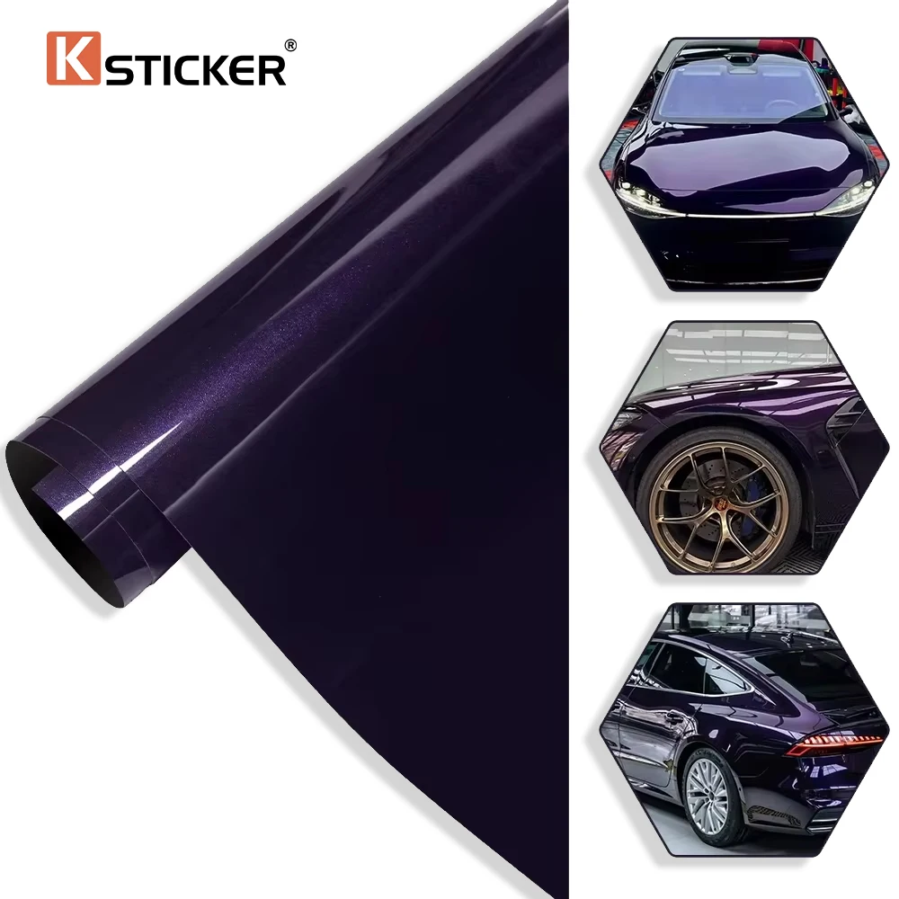 

Multi-Function Venetian Purple Metallice Car Wrap Vinyl Film Vehicle Motorcycle Full or Partial Body Wrapping Color Modified