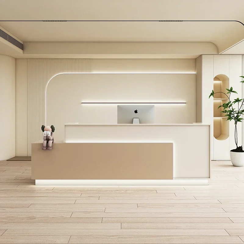 

Design Salon Modern Lectern Reception Desk Supermarket Checkout Simple Reception Desk Executive Scrivania Postmodern Furniture
