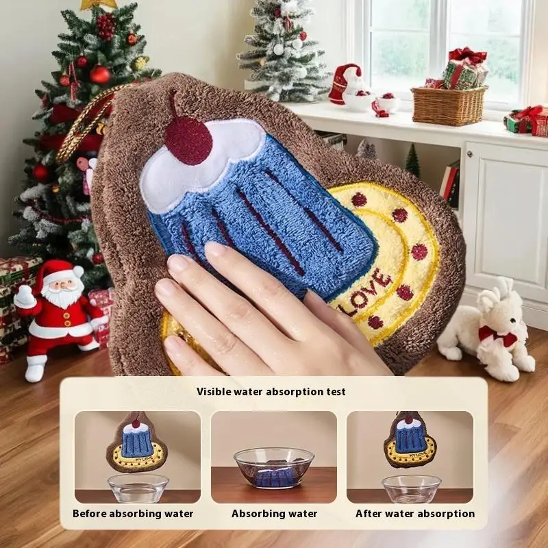 المطبخ منشفة اليد الحمام ماصة منشفة اليد الجدار شنقا القماش سميكة منديل للمطبخ منشفة اليد تنظيف الملابس