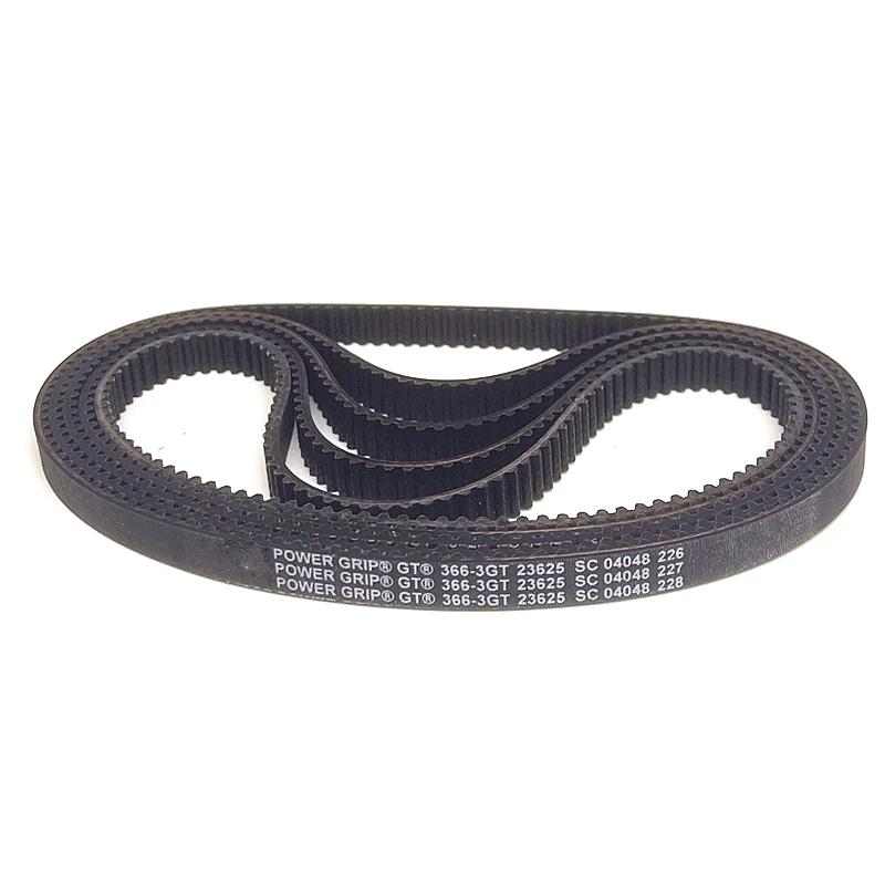 267-3GT~453-3GT PowerGrip 3GT Curved Tooth Timing Belt, 3mm Pitch, Neoprene Rubber 3D Printer, CNC Engraving Machine 267mm~453mm