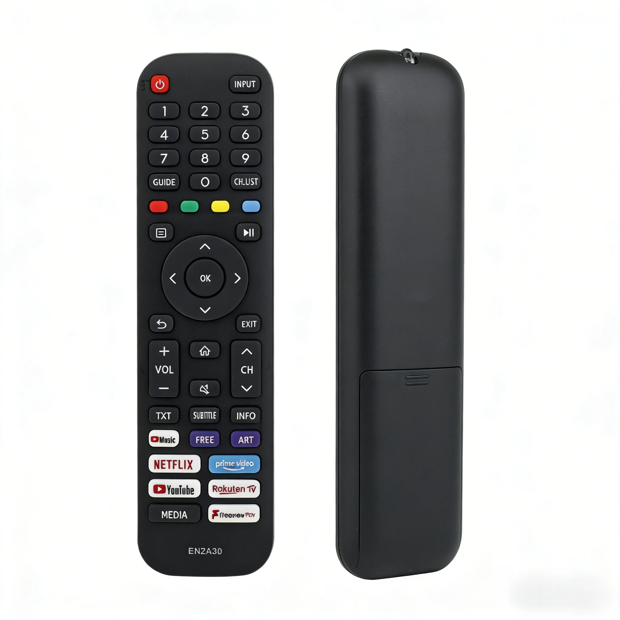 EN2A30 Replacement Remote Control for Hisense Sharp 4K UHD Smart TV 50AE7400FTUK 43AE7400FTUK