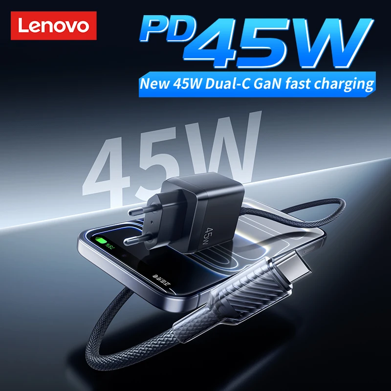 Lenovo 45W Gan Fast…