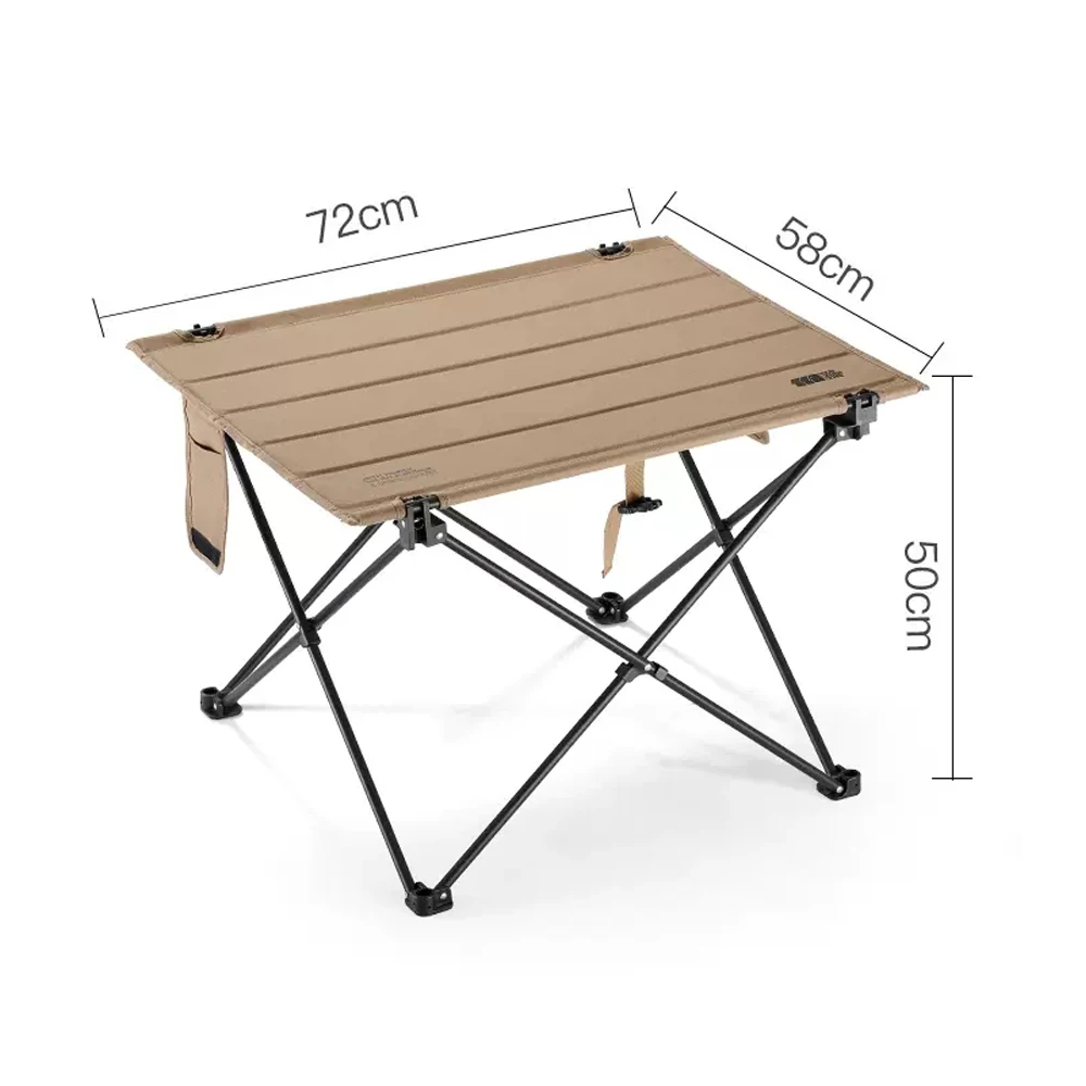 Folding Camping Table Outdoor Portable Table Lightweight Stable With Easy Carrying Bag For Camp Beach Backyard BBQ Party