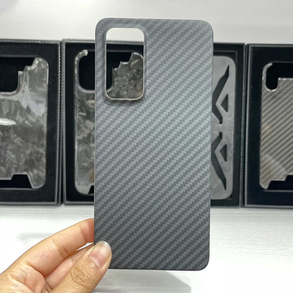 

New! Real Aramid Fiber Carbon Fiber Protective For XIAOMI Mi 12 Lite 12lite High-End Business CASE Cover