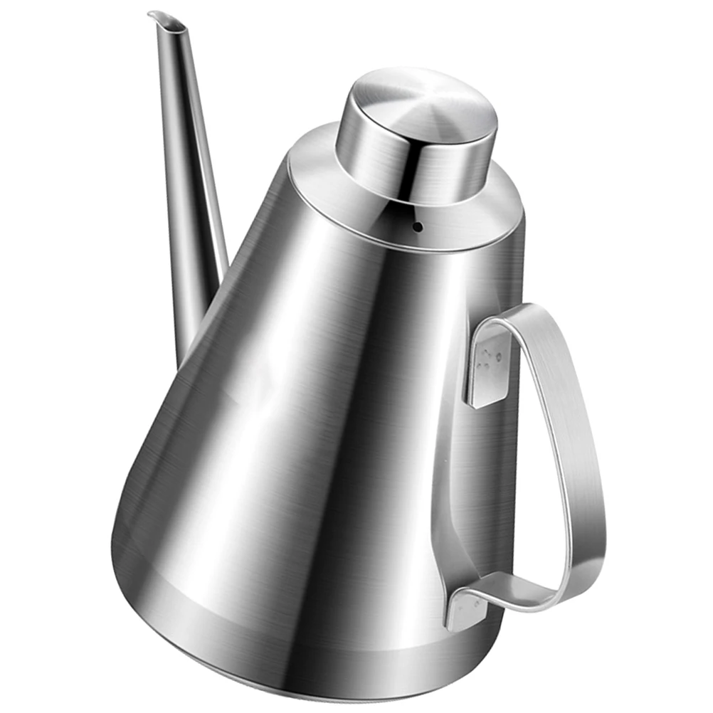 

Stainless Steel Oil Vinegar Storage Container Leak-Proof Sauce Bottle Grease Can Kitchen Cookware Oil Dispenser Easy Clean Bacon