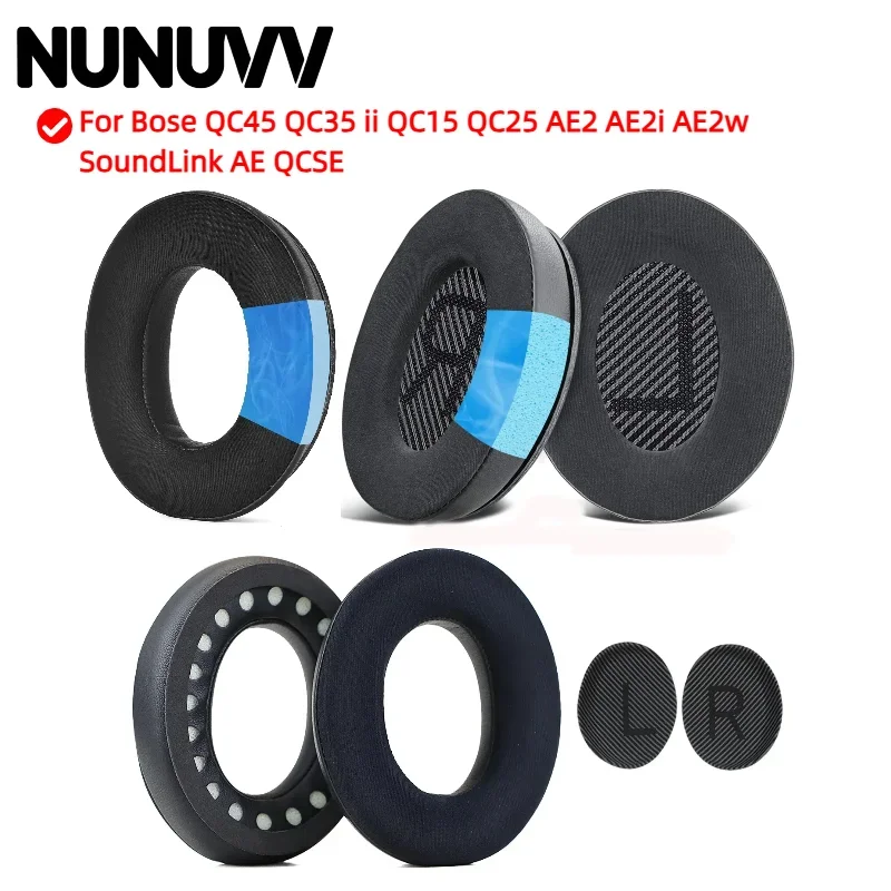 1 пара сменных пенопластовых амбушюр, наволочка для наушников Bose QC45 QC35 ii QC15 QC25 AE2 AE2i AE2w SoundLink AE QCSE