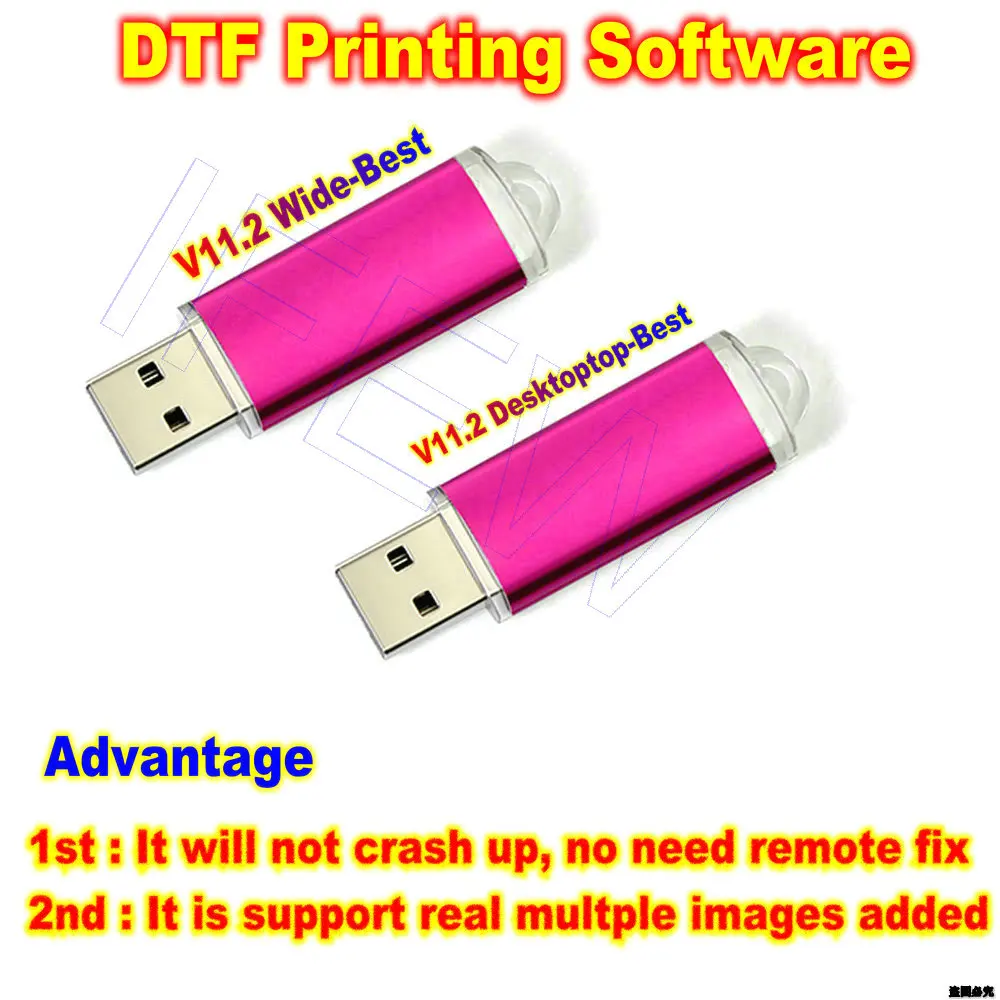 V11.2 DTF Printer Software For Epson ET8550 L18050 11.2 Desktop RIP USB XP15000 L8050 L1800 V11.2 Wide DTF Dongle P800 7900 9900