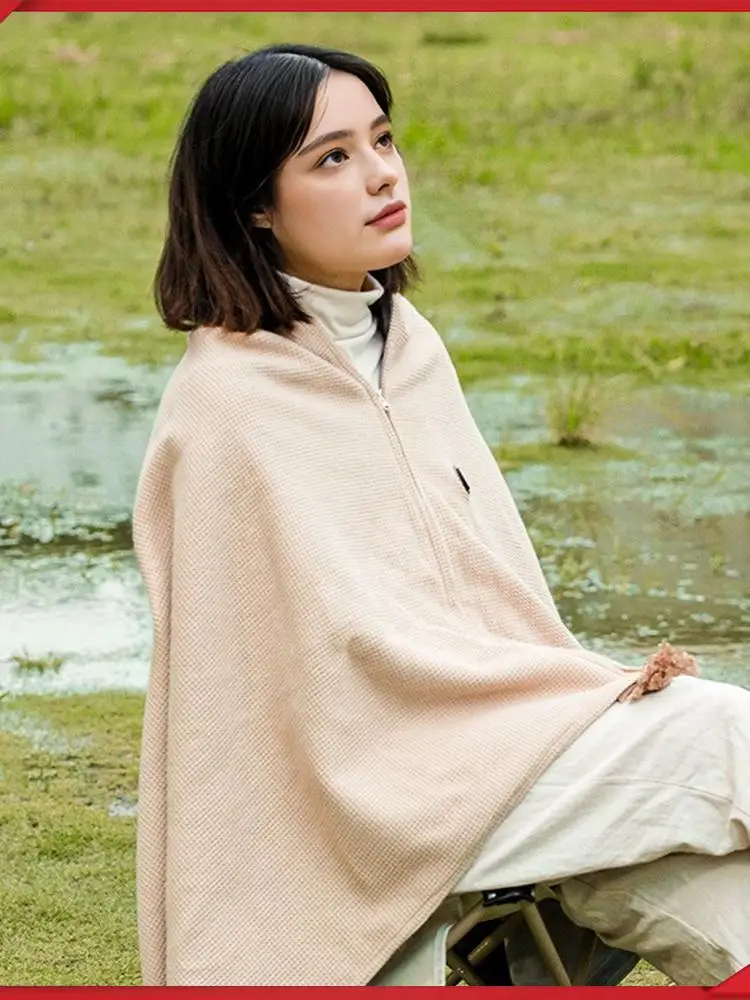 

Wearable USB Electric Heated Blanket 3 Heating Levels USB Heated Blanket Shawl Heated Shawl for Home Office