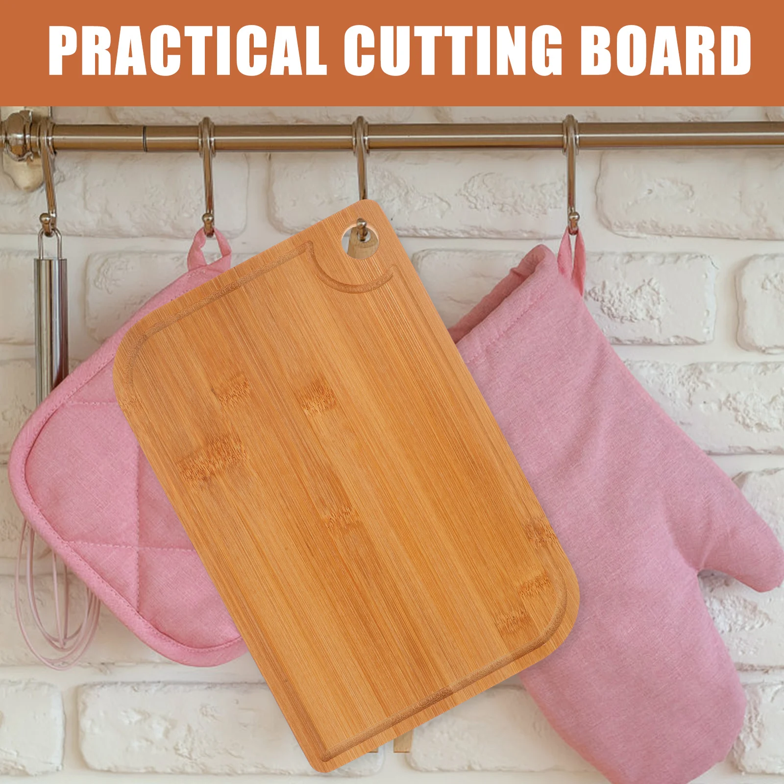 

Bamboo Cutting Board Large Size Dual-Sided Kitchen Cutting Mat Multipurpose Groove Chopping Board Dishwasher Safe
