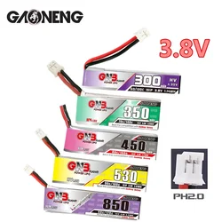 GNB 1S 3.8V 300/380/450/550/630/850/mAh batteria Lipo con spina PH2.0 per FPV Racing Drone Micro Quadcopter elicottero parti RC