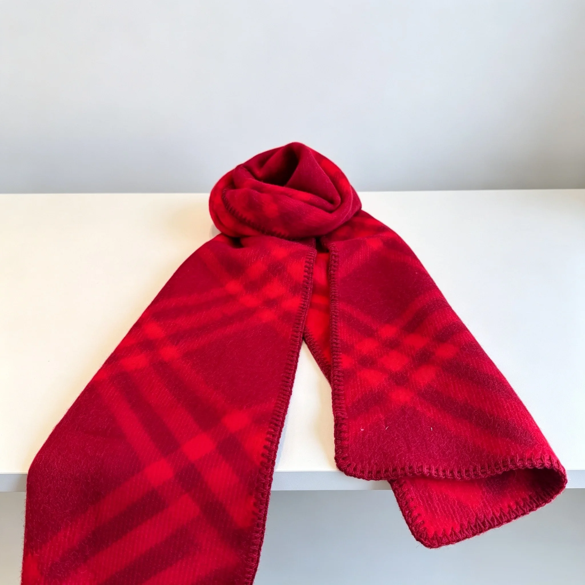 Brand on Sale Checkered Double-Sided Wool Scarf Couple Style Classic Versatile Neck Warmer Warm Winter Shawl Best Holiday Gift