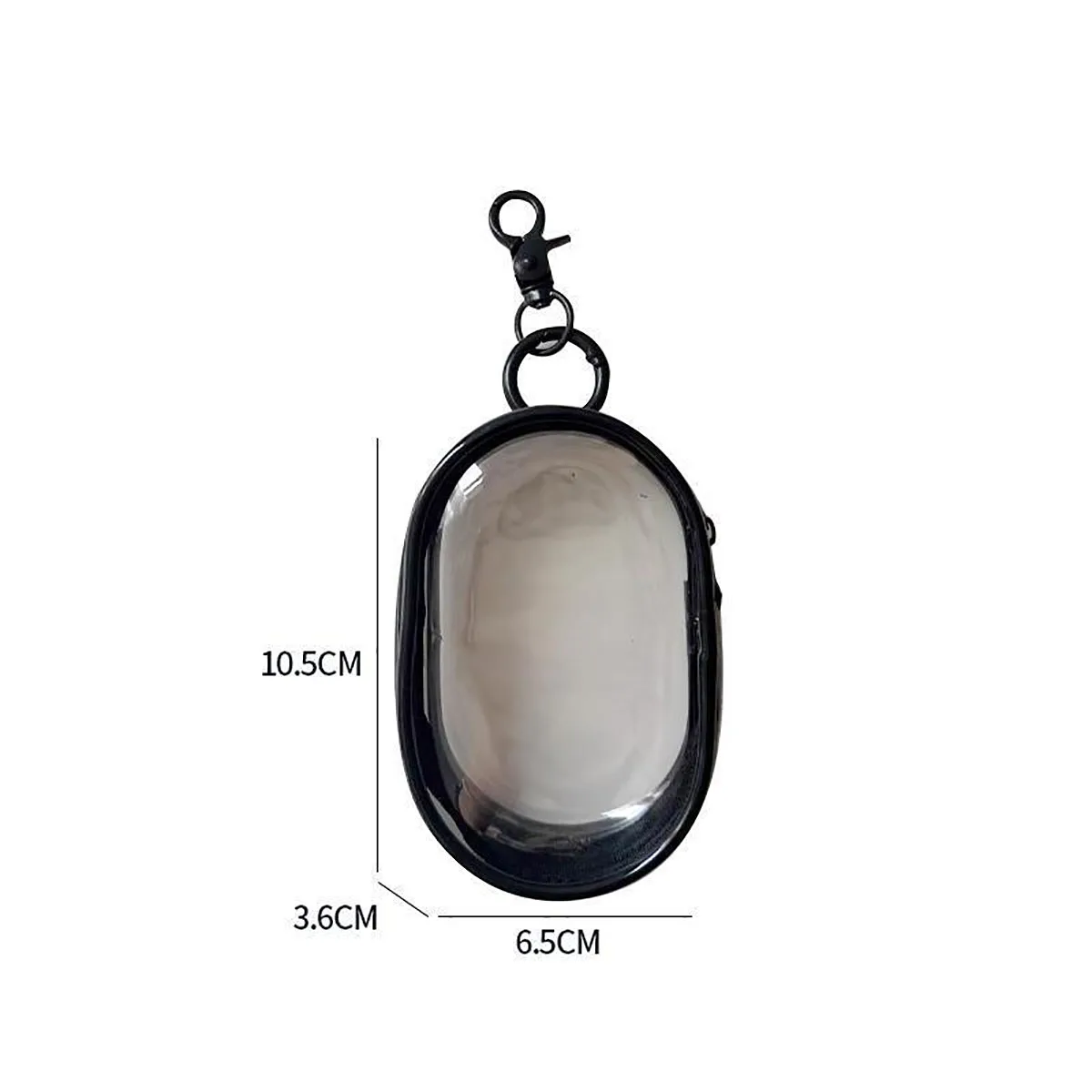2pcs Multifunctional Clear Data Cable Storage Box Outdoor Travel Headset Storage Bag Data Cable Round Storage Bag image 6