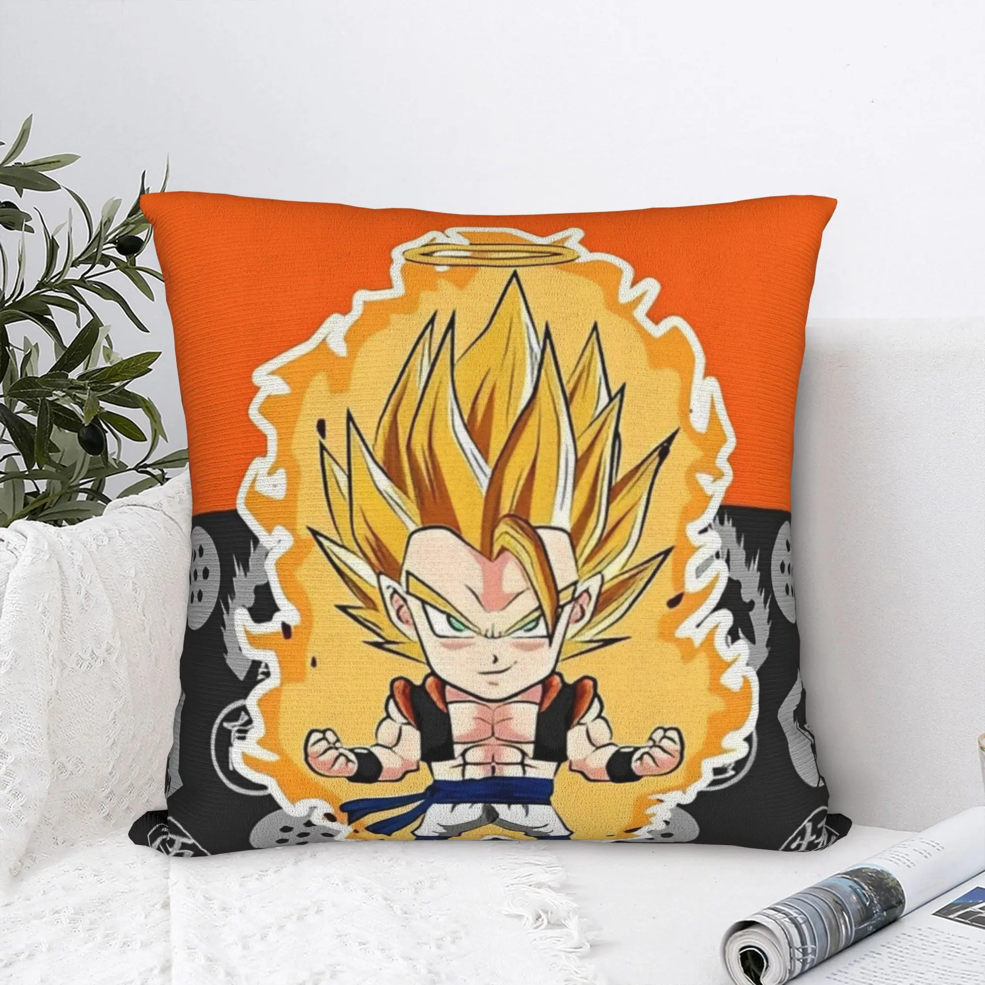 Dbz Vegeta Square Pillow Case Cushion Covers Fashion Zipper…