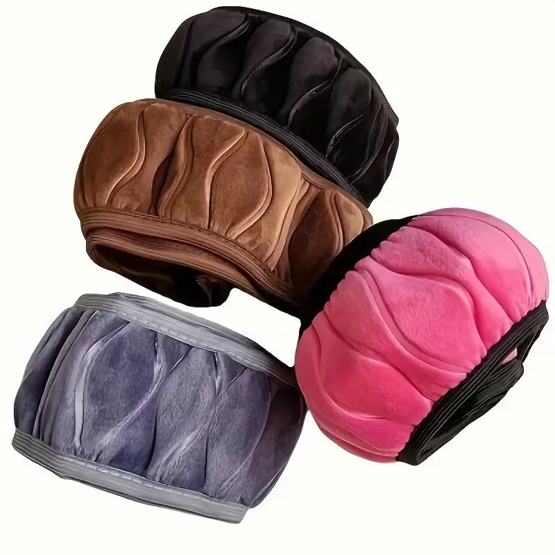 [CR]38cm Soft Winter Warm Plush Car Steering Wheel Cover Universal Steering Wheel Cover For Car Auto Interior Accessories