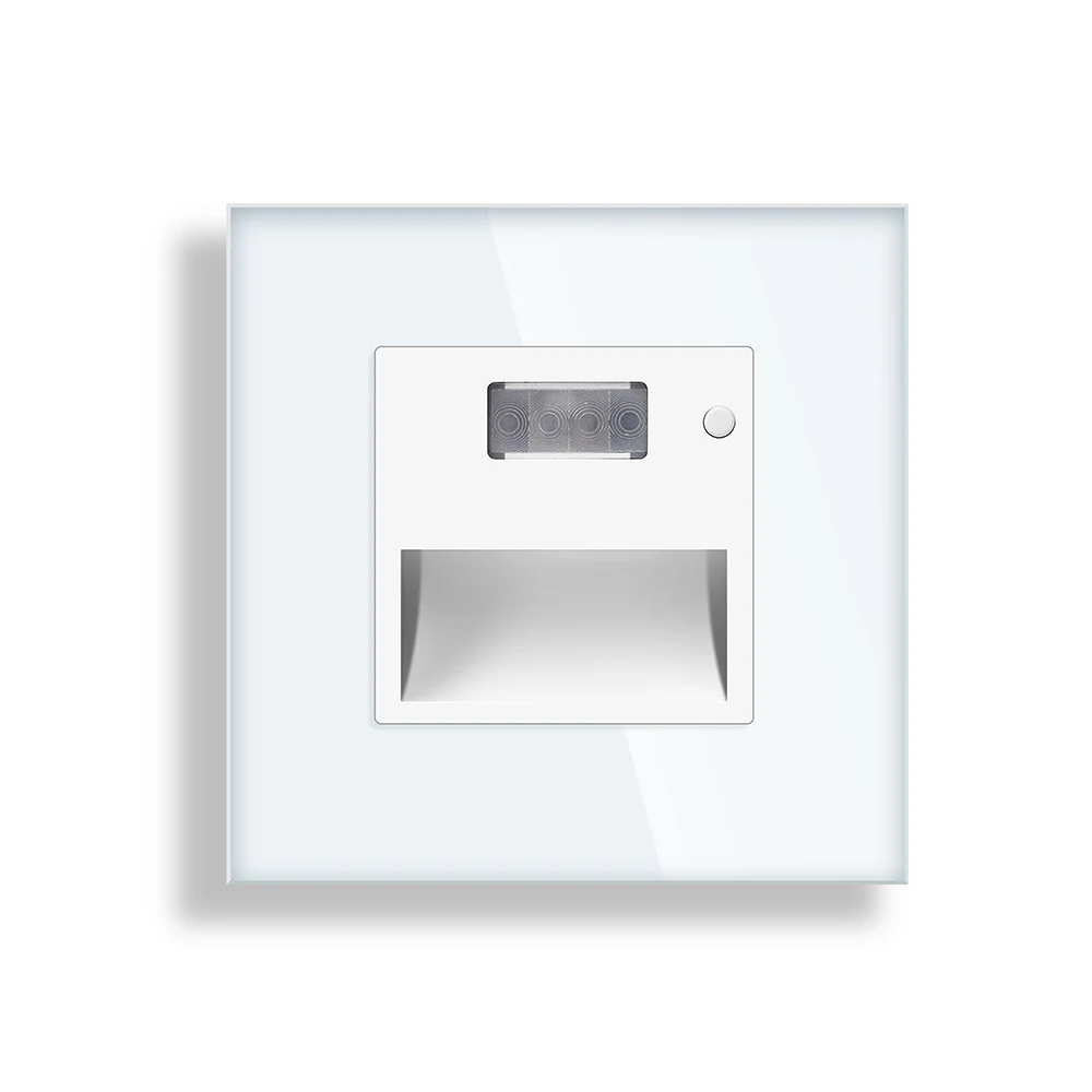 TAWOIA LED Treppenlicht PIR Sensor Wandleuchte AC 110V-240V Einbau Fußlicht Treppe Korridor Lampe Bewegung Induktion Wandleuchte 6