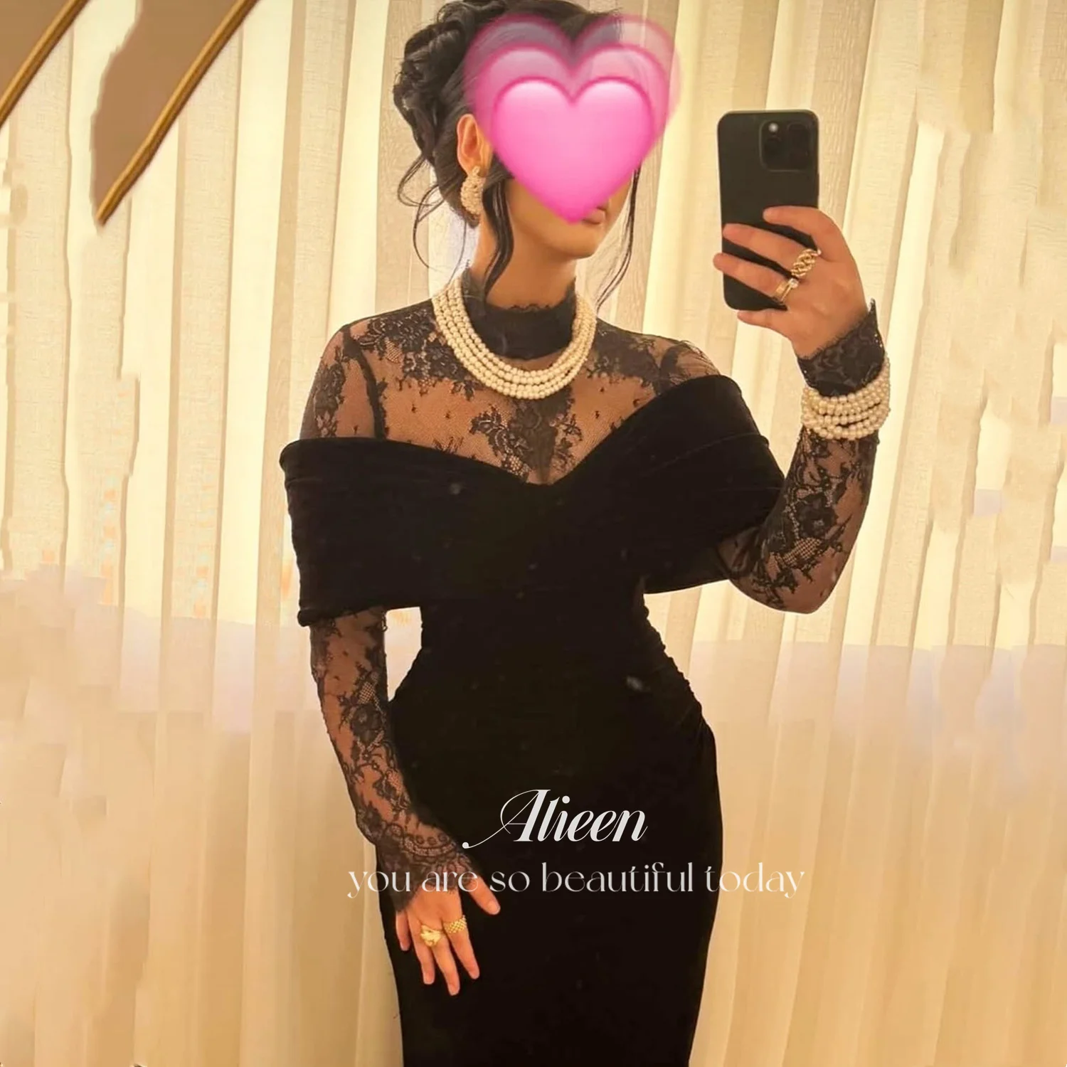

Aileen Customized Women's Evening Dress Mermaid Elegant Party Dresses 2025 Black Prom Dresses for Special Occasions فساتين سهرة
