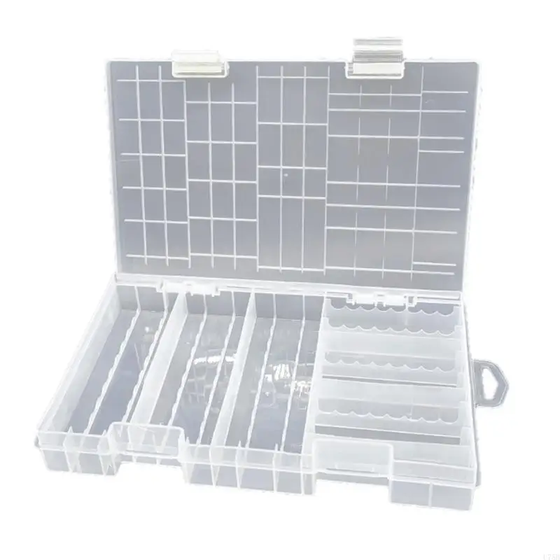 U75B Battery Organize Box Lightweighted for AA 3A Batteries Storage Case for Home Office or Travel Use