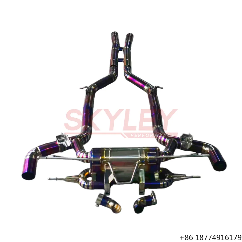 

Тюнинговая выхлопная система Catback для GTS/GT (C190) 4.0T 2014-2024: титановая выхлопная труба, глушитель, выхлопная система