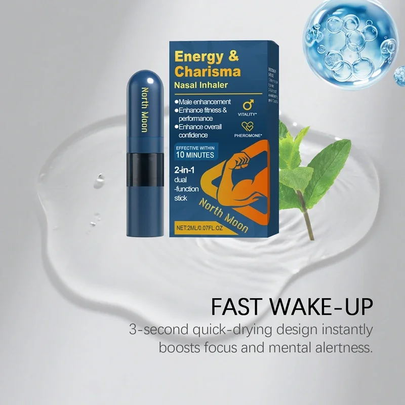 Inhalador Nasal para Hombres con Extracto de Plantas Nutritivas ﻿ Inhalador Nasal Diario Body Gentle Care, Barra para Inhalar, Gran Venta 2026