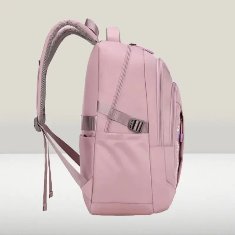 2024 Large Capacity Students Backpack Casual Nylon Double Shoulder Bag Travel Bag Junior High School Student Schoolbag mochilas