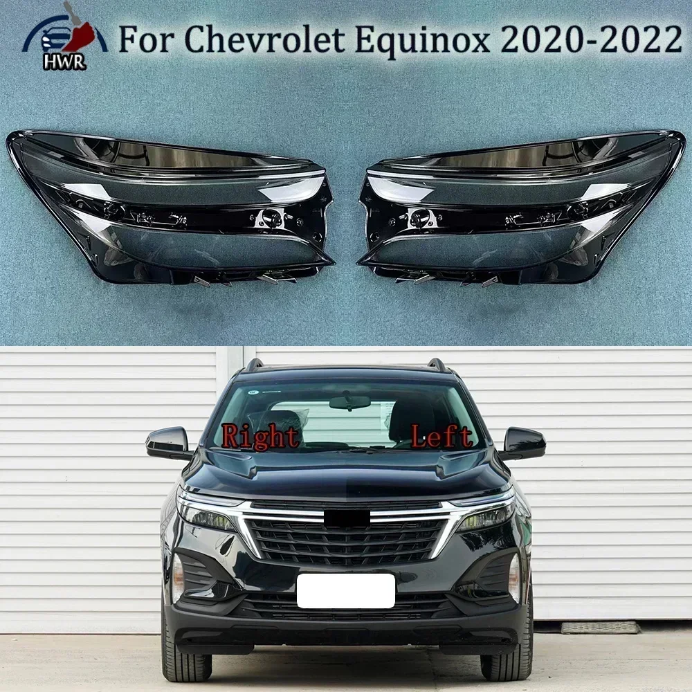 

For Chevrolet Equinox 2020 2021 2022 Front Headlight Cover Headlamp Cover Lamp Shell Transparent Lampshade Lens Plexiglass