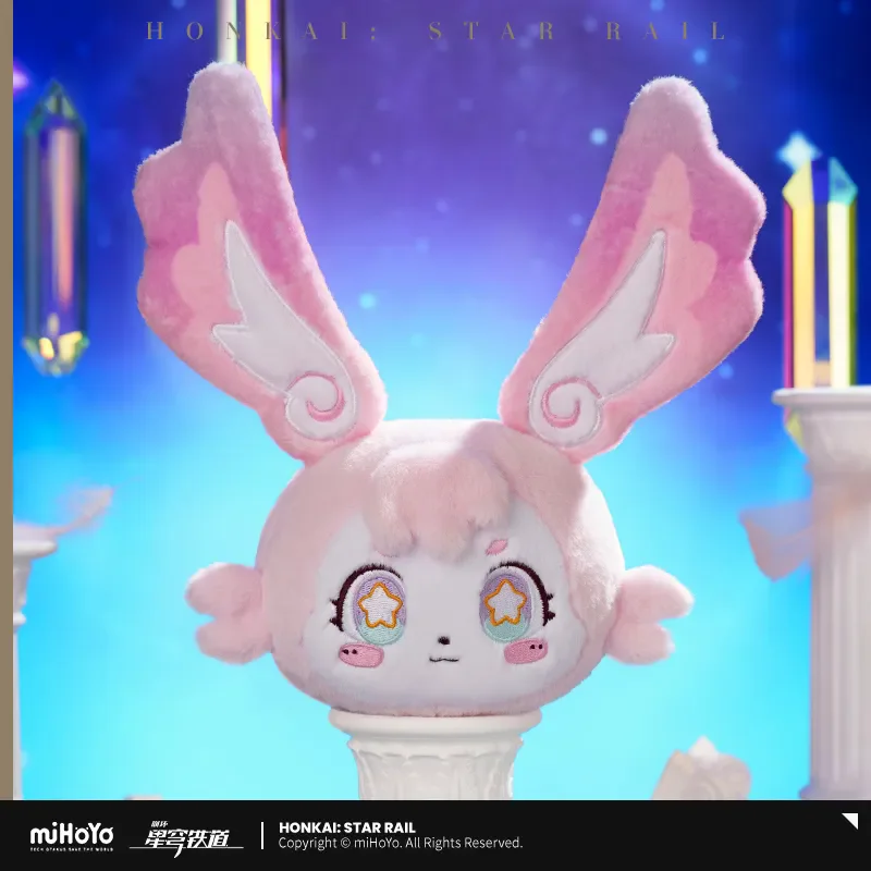 [정품] miHoYo 게임 Mem 펜던트 Honkai 스타 레일 Mem 플러시 음성 펜던트 애니메이션 열쇠 고리 만화 소품 코스프레 할로윈 선물