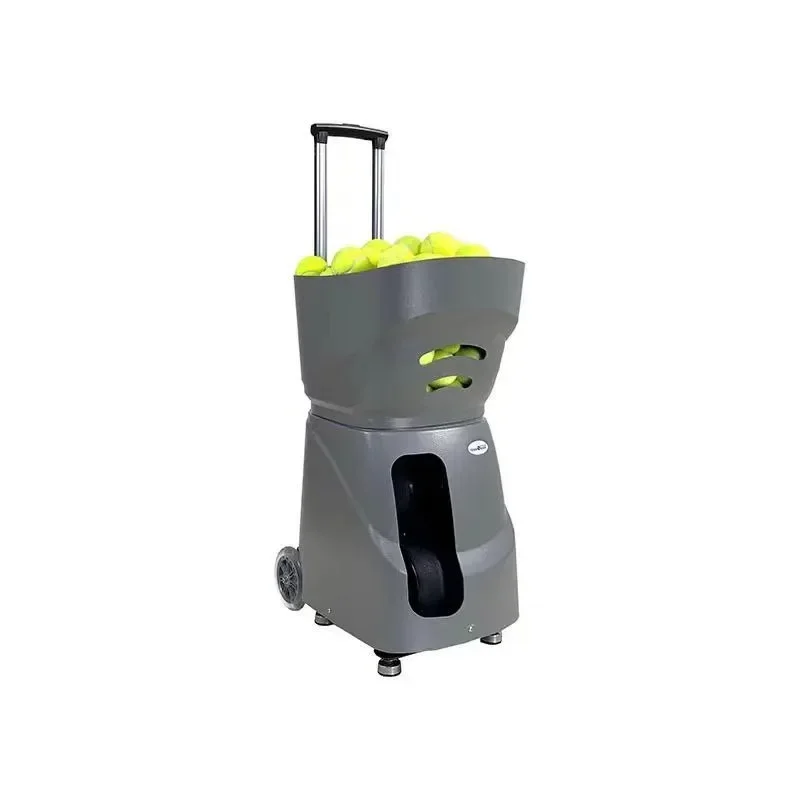 Tennis serve machine, automatic intelligent top spin integrated practitioner