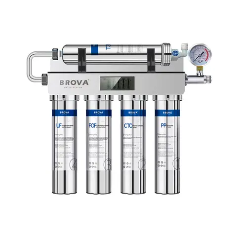 BROVA 주방 워터 필터 업그레이드 5 단계 한외 여과 정수기 가정용 직접 식수 정수기 TapWater 필터