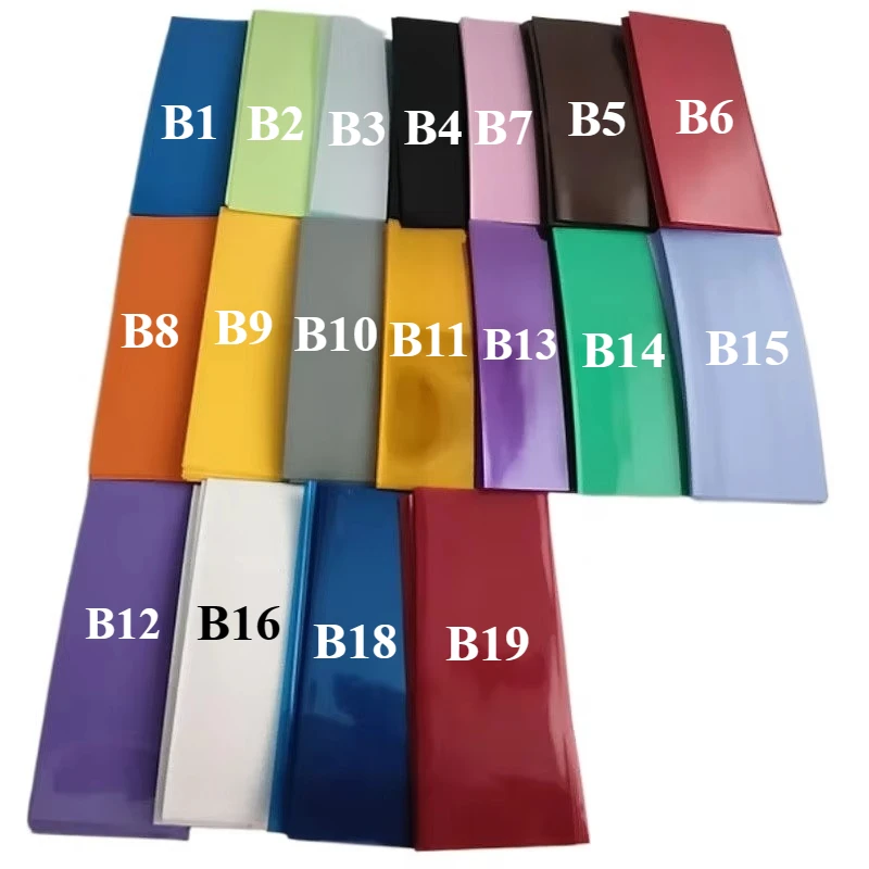 21700 Lithium Battery PVC Heat Shrinkable Film Battery Skin Heat Shrinkable Sleeve 10pcs/bag
