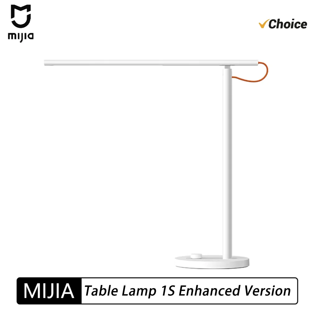 Lámpara de Mesa MIJIA 1S Versión Mejorada Ra95 Índice de Reproducción Cromática Alto Compatible con Control por Voz Protección Ocular Lámpara de Escritorio Plegable